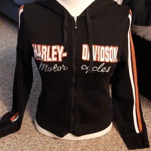 Harley zip up sweatshirt